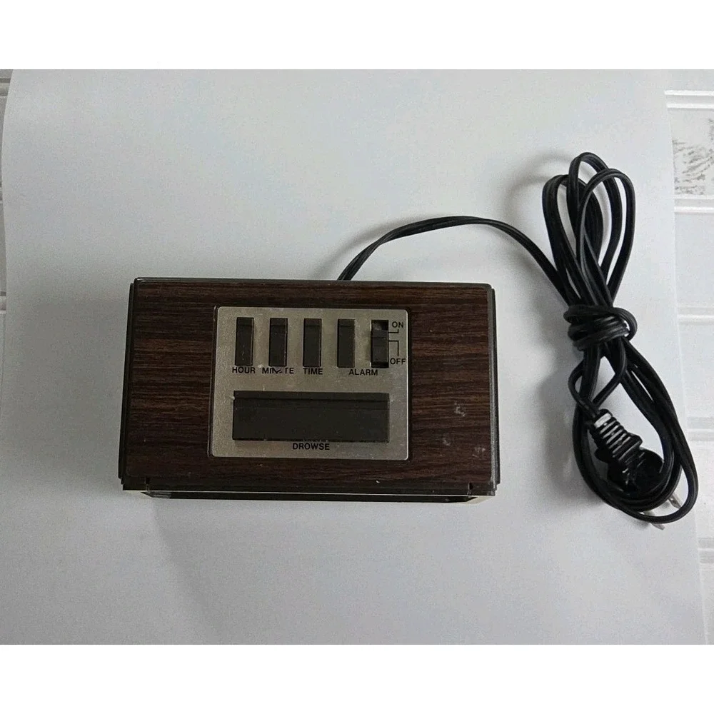 Vintage Westclox Digital Alarm Clock Model 22644 Tested‎